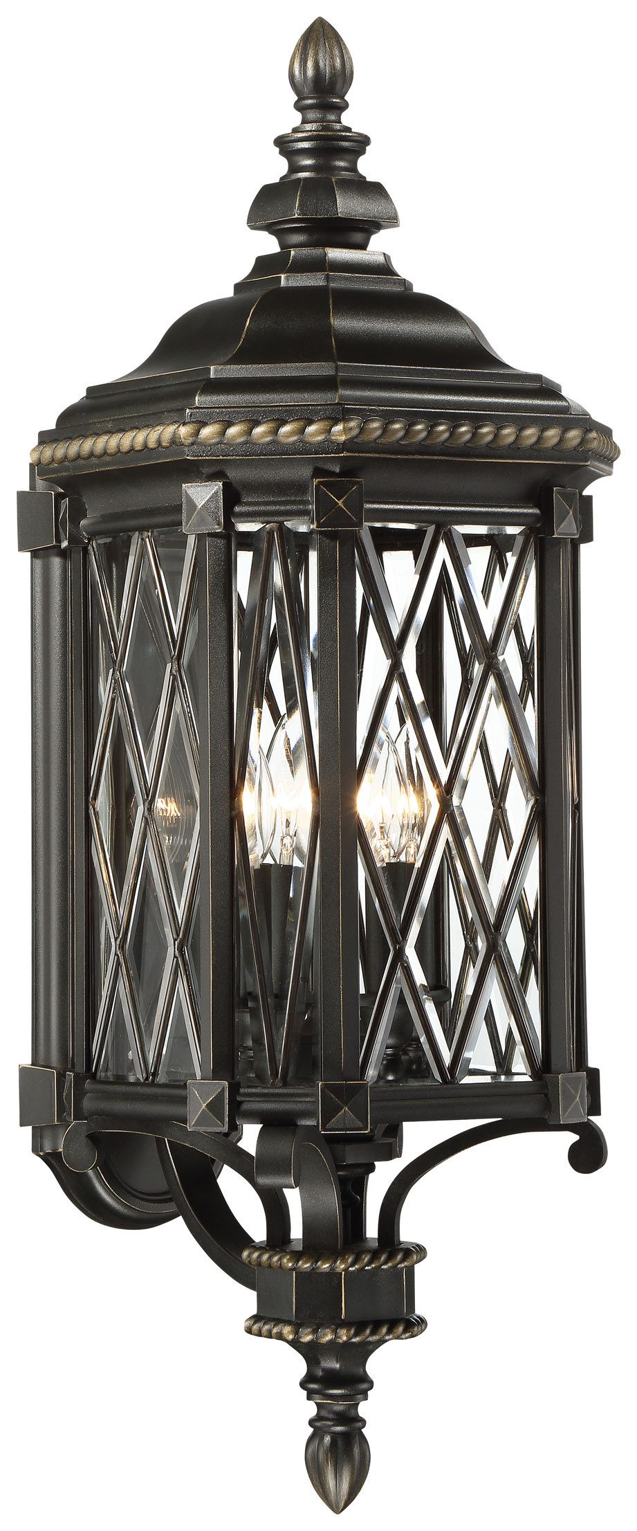 BEXLEY MANOR - 4 LIGHT OUTDOOR WALL MOUNT