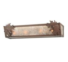 Meyda Green 110188 - 24"W Oak Leaf & Acorn Vanity Light