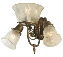 Meyda Green 128581 - 15" Wide Revival Gas & Electric 3 Light Wall Sconce