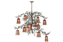 Meyda Green 140897 - 52"W Pine Branch Valley View 12 LT Chandelier