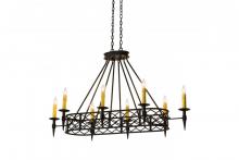 Meyda Green 171574 - 55" Long Topridge 8 LT Chandelier