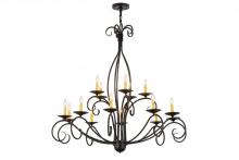 Meyda Green 171607 - 48"W Sienna 15 LT Two Tier Chandelier