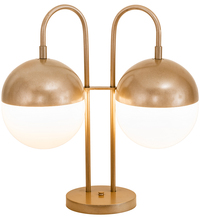 Meyda Green 194888 - 19" Wide Bola Deux Table Lamp
