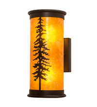 Meyda Green 213430 - 6" Wide Tall Pines Wall Sconce