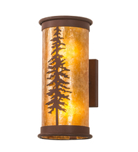 Meyda Green 215764 - 6" Wide Tall Pines Wall Sconce