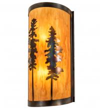 Meyda Green 236552 - 9" Wide Tall Pines Wall Sconce