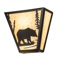 Meyda Green 243391 - 13" Wide Bear Creek Right Wall Sconce