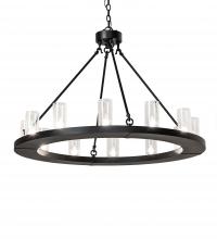 Meyda Green 244280 - 42" Wide Loxley 12 Light Chandelier