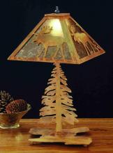 Meyda Green 32527 - 21"H Lone Moose Table Lamp