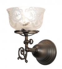Meyda Green 36615 - 7" Wide Revival Gas & Electric Wall Sconce
