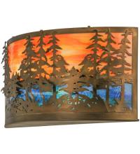 Meyda Green 66935 - 24" Wide Tall Pines Wall Sconce