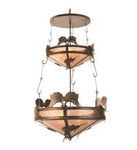 Meyda Green 99648 - 44" Wide Catch of the Day Sailfish Two Tier Inverted Pendant