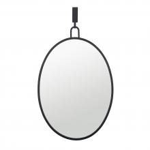 Varaluz 4DMI0110 - Stopwatch 22x30 Oval Powder Room Mirror - Black