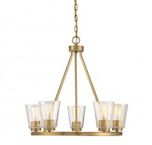 Savoy House 1-1021-5-322 - Calhoun 5-Light Chandelier in Warm Brass