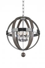 Kalco 300483CH - Sharlow 6 Light Pendant