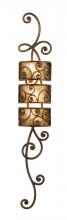 Kalco 5404AC - Windsor 3 Light 3 Tier Wall Sconce