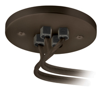 Stone Lighting CSCPSFTDUBZ - Dual Feed Remote Canopy Soft Feeder Connector Bronze