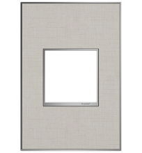 Legrand AWM1G2TL4 - adorne? True Linen One-Gang Screwless Wall Plate