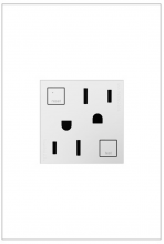 Legrand AGFTR2152W4 - adorne? 15A Tamper-Resistant Self-Test GFCI Outlet, White