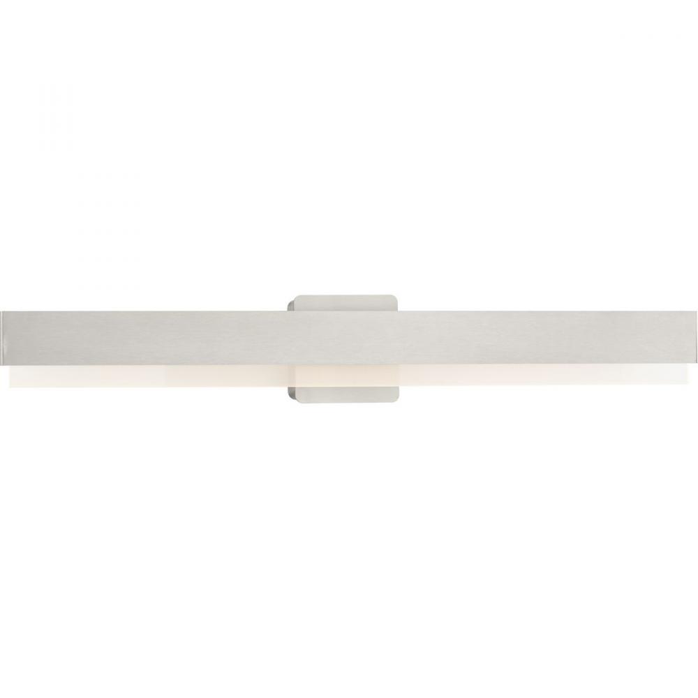 Semblance Collection 32 in. Brushed Nickel Medium Modern 3CCT Integrated LED Linear Vanity Light
