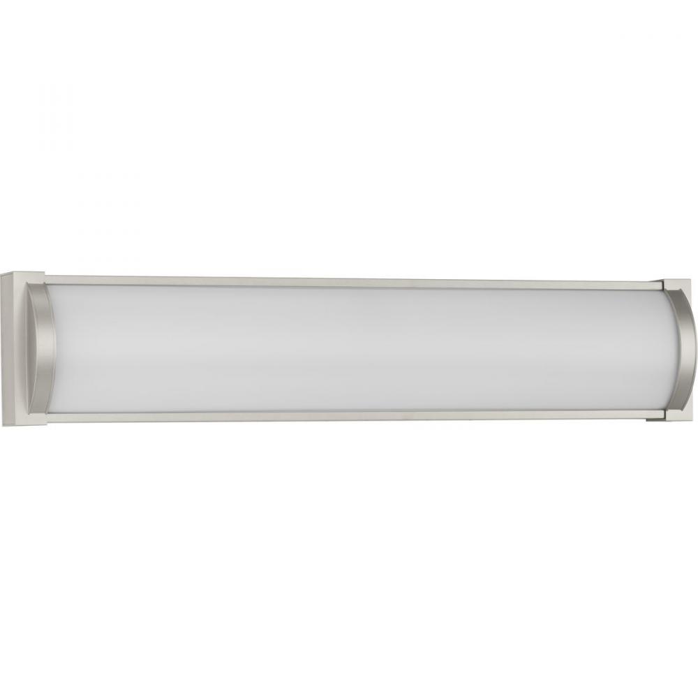Barril Collection 24 in. Brushed Nickel Medium Modern Integrated LED Linear Vanity Light