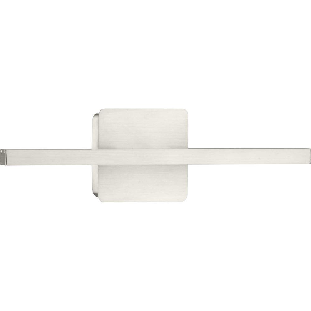 Phase 5 Collection 16 in. Brushed Nickel Slim Modern 3CCT Integrated LED Linear Vanity Light