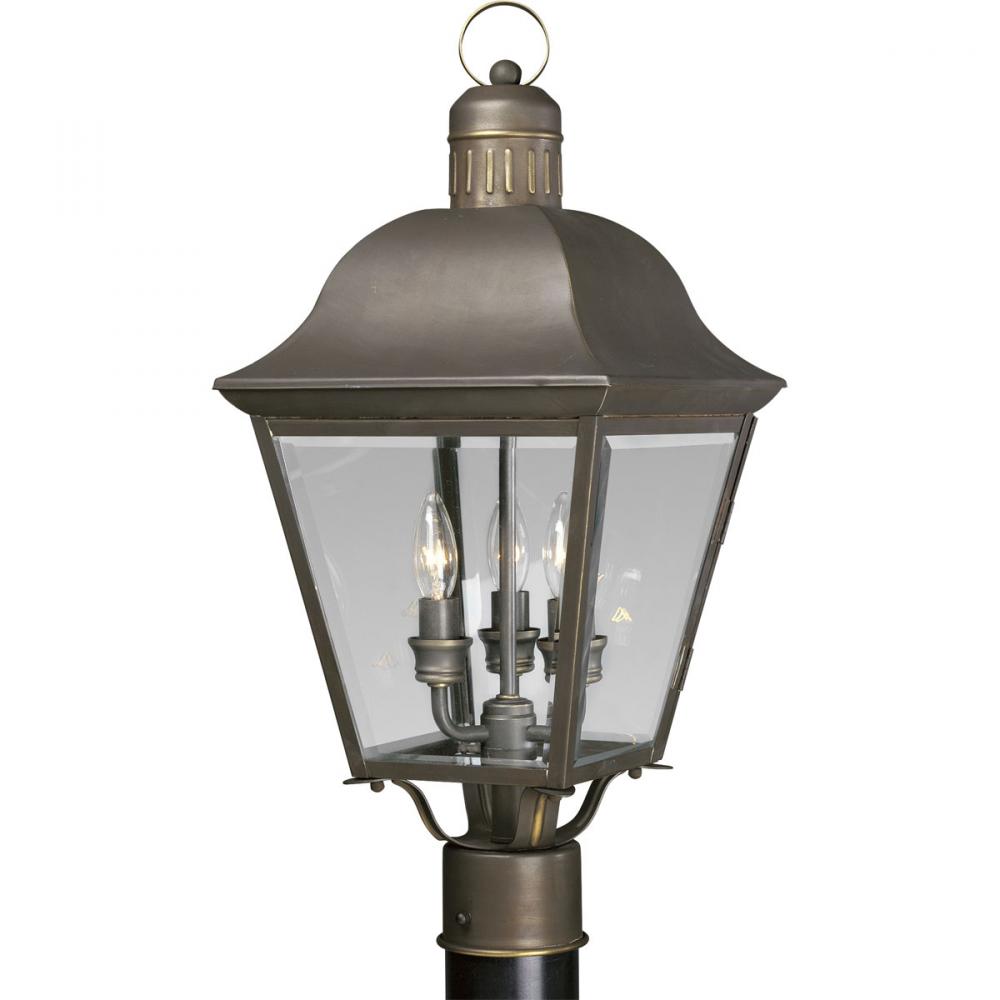 Andover Collection Three-Light Post Lantern