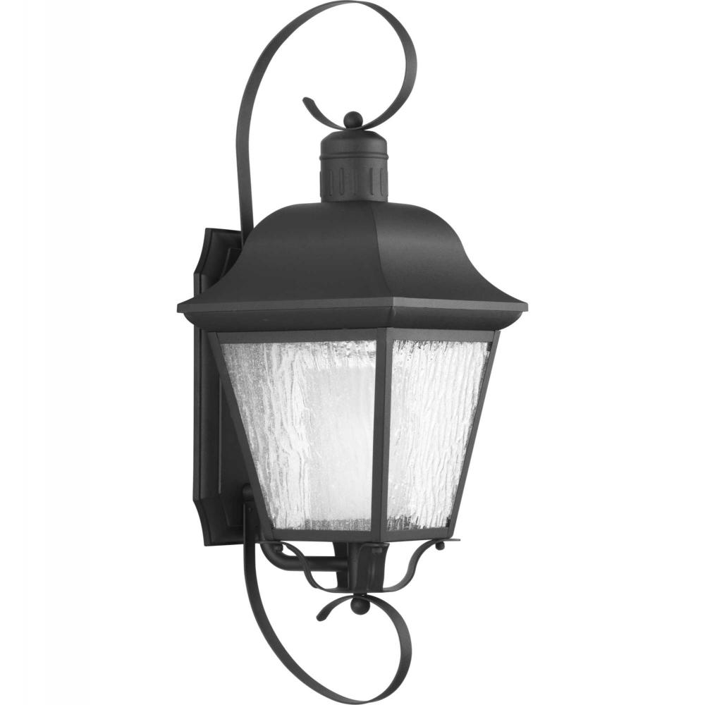 Andover Collection Black One-Light Large Wall Lantern
