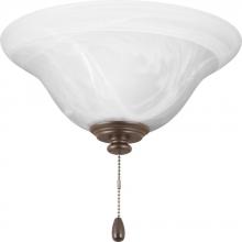 Progress P2660-20 - AirPro Collection One-Light Ceiling Fan Light