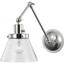 Progress P710094-009 - Hinton Collection Brushed Nickel Swing Arm Wall Light