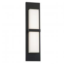 WAC US WS-W21122-35-BK - BANDEAU Outdoor Wall Sconce Light