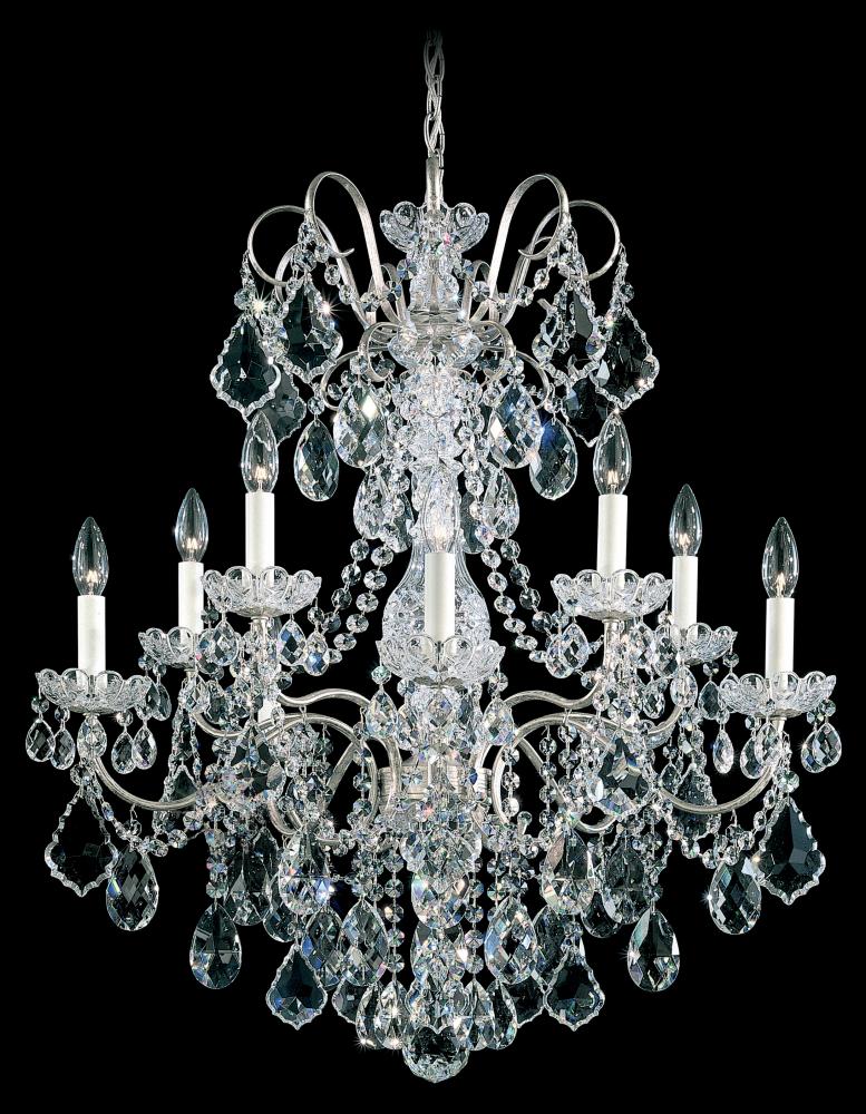 New Orleans 10 Light 120V Chandelier in Aurelia with Clear Heritage Handcut Crystal