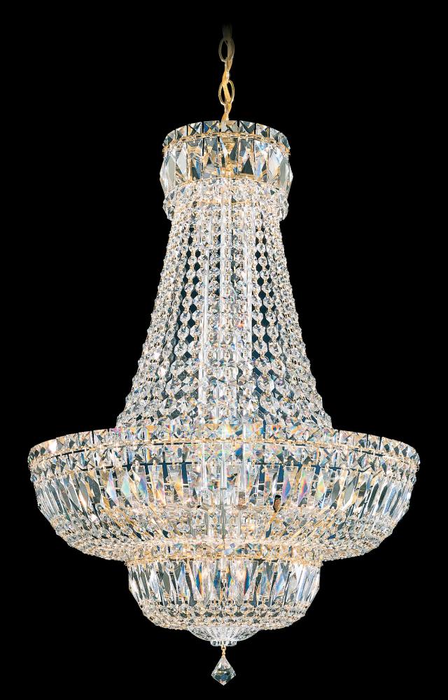 Petit Crystal Deluxe 20 Light 120V Pendant in Aurelia with Clear Optic Crystal