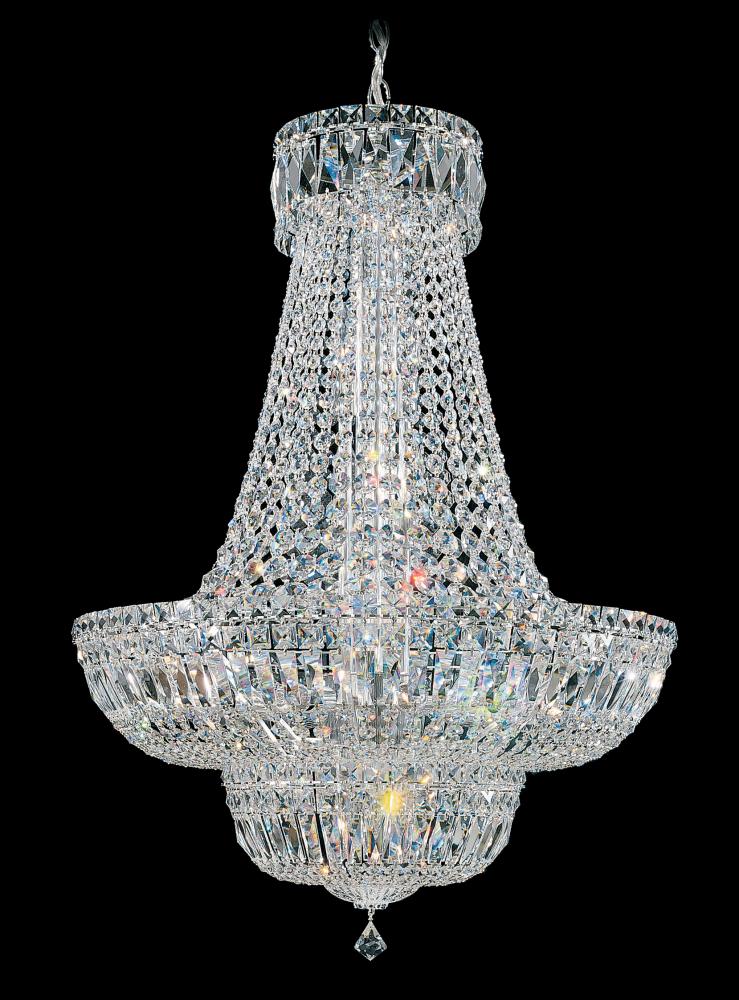 Petit Crystal Deluxe 23 Light 120V Pendant in Aurelia with Clear Optic Crystal