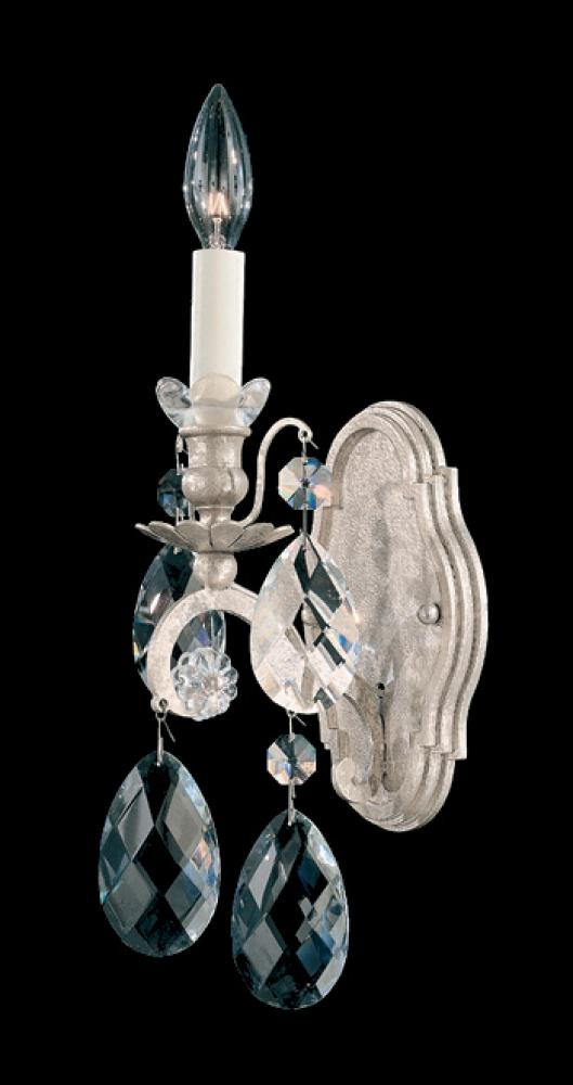 Renaissance 1 Light 120V Wall Sconce in Heirloom Gold with Clear Crystals from Swarovski