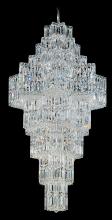 Schonbek 1870 2727-211O - Equinoxe 63 Light 120V Chandelier in Aurelia with Clear Optic Crystal