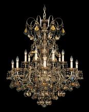 Schonbek 1870 3658-48S - New Orleans 14 Light 120V Chandelier in Antique Silver with Clear Crystals from Swarovski