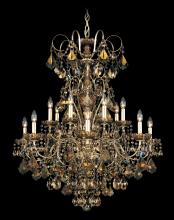 Schonbek 1870 3658-211H - New Orleans 14 Light 120V Chandelier in Aurelia with Clear Heritage Handcut Crystal