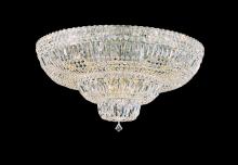 Schonbek 1870 5898-211O - Petit Crystal Deluxe 21 Light 120V Flush Mount in Aurelia with Clear Optic Crystal