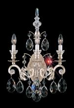 Schonbek 1870 3762-22S - Renaissance 3 Light 120V Wall Sconce in Heirloom Gold with Clear Crystals from Swarovski