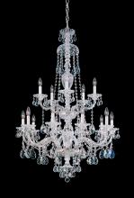 Schonbek 1870 3608-211H - Sterling 15 Light 120V Chandelier in Aurelia with Clear Heritage Handcut Crystal