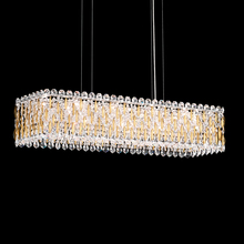 Schonbek 1870 RS8344N-51S - Sarella 13 Light 120V Linear Pendant in Black with Clear Crystals from Swarovski