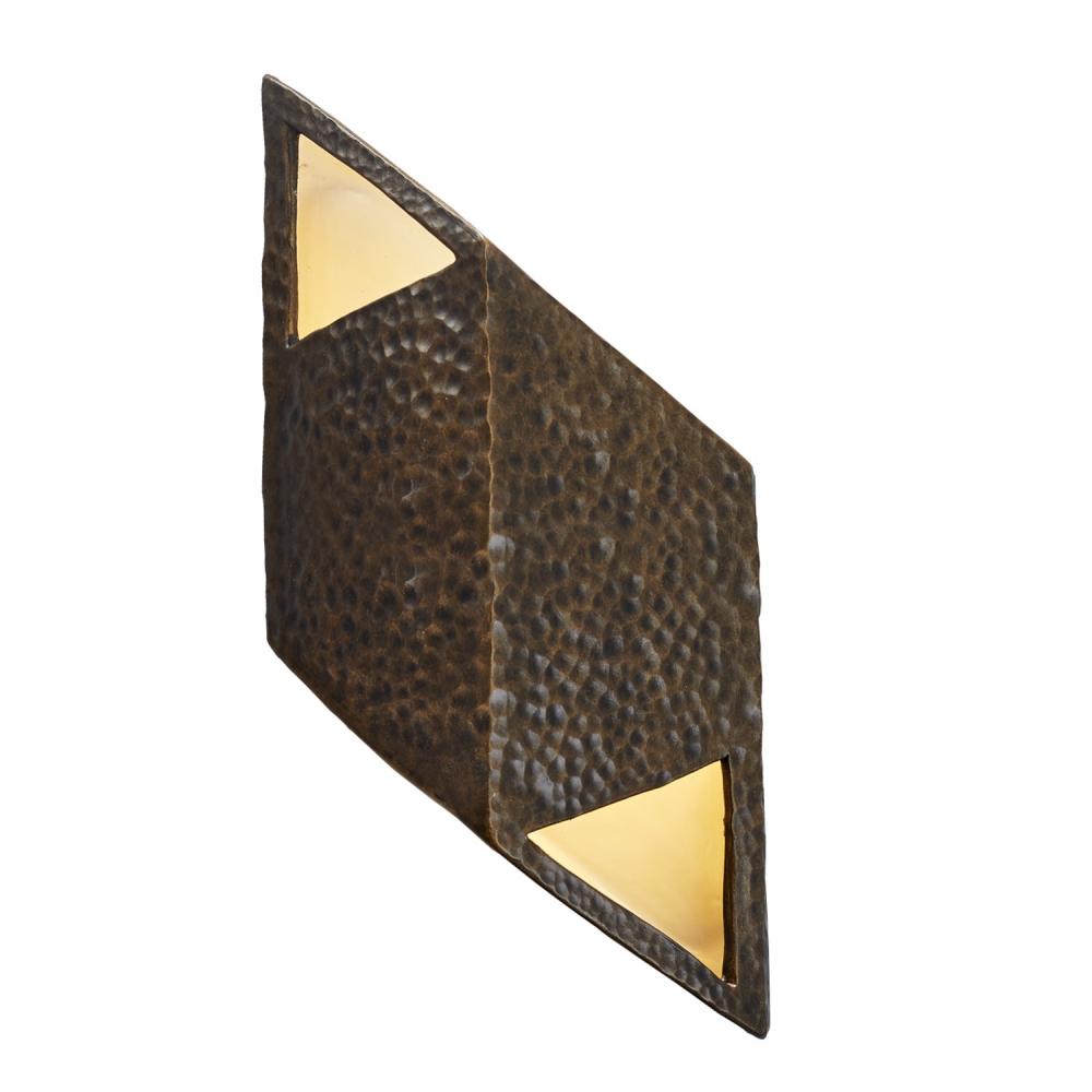 Small ADA Rhomboid LED Wall Sconce