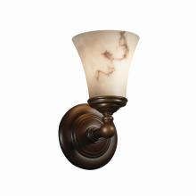 Justice Design Group FAL-8521-20-DBRZ - Tradition 1-Light Wall Sconce