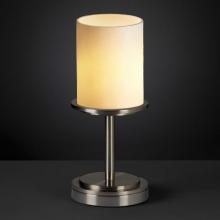 Justice Design Group CNDL-8798-14-CREM-DBRZ - Dakota 1-Light Table Lamp (Short)