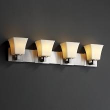 Justice Design Group CNDL-8924-14-CREM-CROM - Modular 4-Light Bath Bar