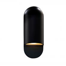 Justice Design Group CER-5620-CRB-LED1-1000 - Small ADA Capsule LED Wall Sconce
