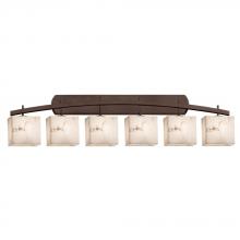 Justice Design Group FAL-8596-55-DBRZ-LED6-4200 - Archway 6-Light LED Bath Bar