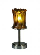 Justice Design Group GLA-8798-16-GLDC-DBRZ - Dakota 1-Light Table Lamp (Short)