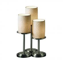 Justice Design Group POR-8797-10-BMBO-DBRZ - Dakota 3-Light Table Lamp